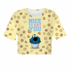 Crop T-shirt NICE TO EAT YOU