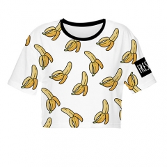 彩色短T恤 薄皮的香蕉FRESH BANANAS