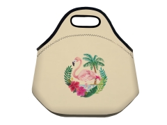 Lunch bag FLAMINGO EMBROIDERY