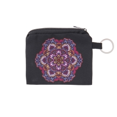 Coin wallet mandala white and pink copy