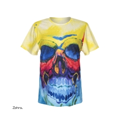 T-shirt SKULL PAINT