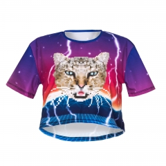 Crop T-shirt CAT FROM FUTURE