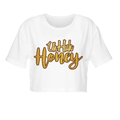 Crop T-shirt UH HUH HONEYCOMBS
