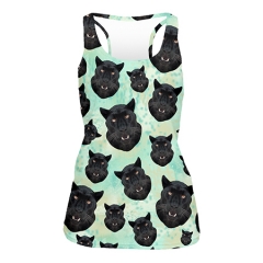 Tank top panther heads