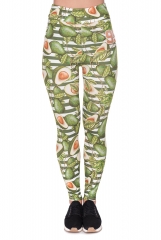 High waist leggings avocado
