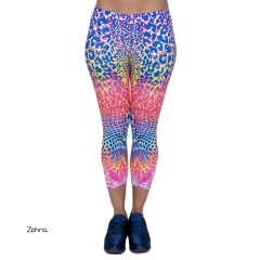 Capri leggings COLORED SPOTS