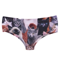 女式内裤很多只小猫cat pattern