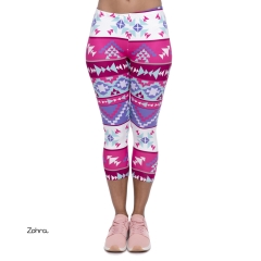 Capri leggings BOHO PINK