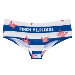 Women panties pinch me crab
