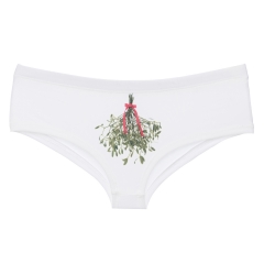 Women panties mistletoe