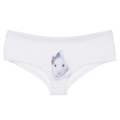 Women panties white mouse