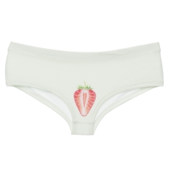 Women panties strawberry green