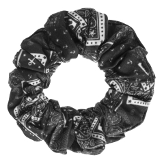 发圈黑色大手帕bandana black