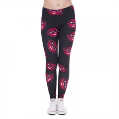 3D print leggings  vampire lips