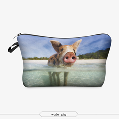 makeup bag water pig