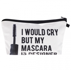 makeup bag MASCARA IS DESIGNER