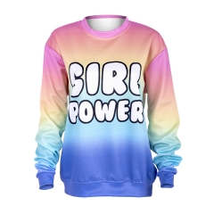 Sweatshirt  GIRL POWER RAINBOW