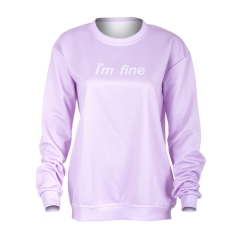 Sweatshirt   IM FINE PINK