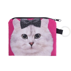 wallet bow cat