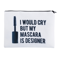makeup bag MASCARA IS DESIGNER