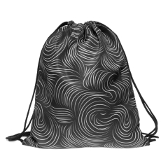 Drawstring bag hair