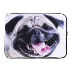 laptop case happy pug