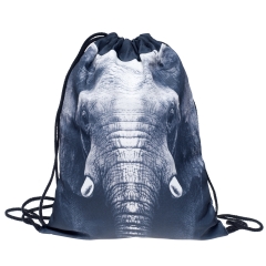 Drawstring bag elephant