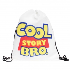 Drawstring bag cool story bro