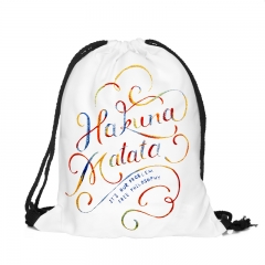 simple backpack HAKUNA PHILOSOPHY