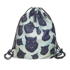 simple backpack PANTHER HEADS