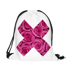 simple backpack x pink roses