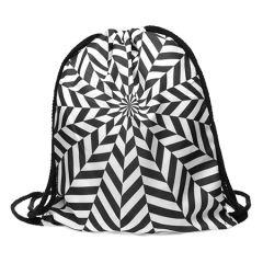 simple backpack zigzac ilusion