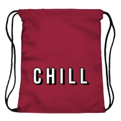 Drawstring bag chill red