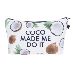 Cosmetic case coconut made me do it