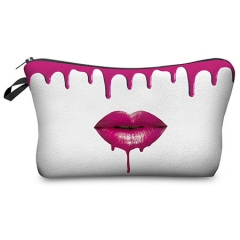 Cosmetic case DRIPPING PINK LIPS