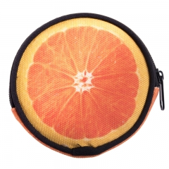 圆形零钱包橙子orange
