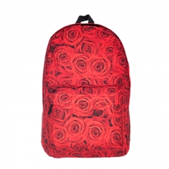 backpack ROSES RED
