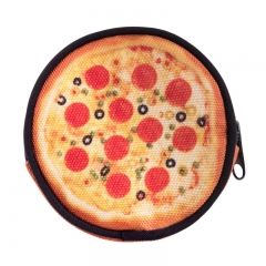 圆形零钱包披萨pizza
