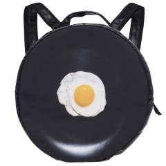 圆形书包平底锅煎蛋frying egg pan