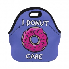 lunch bag I DONUT CARE PURPLE