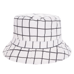 hat windowpane white