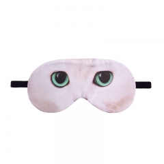 eye mask white cat