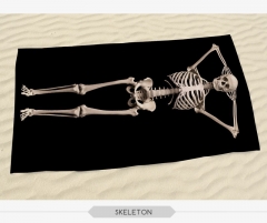 towel skeleton