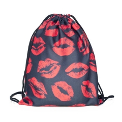 Drawstring bag RED KISSES