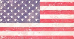 脖套浅色美国国旗Light american flag