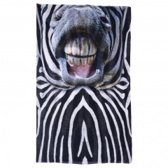 scarf zebra face