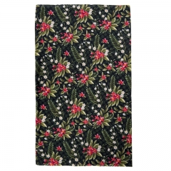 scarf tropical red flowers