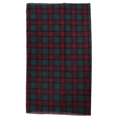 scarf red and green tartan