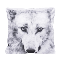 Pillow white wolf