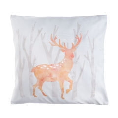 Pillow watercolor deer